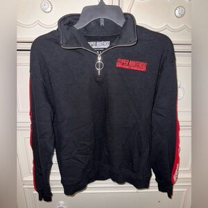 Super Nintendo Women’s Black and Red Sweater